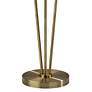 4_Pierce Antique Brass Metal 3-Light LED Floor Lamp more views