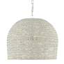 Thumbnail4 of Piero 22 1/4" Wide Medium White Woven Pendant Light more views