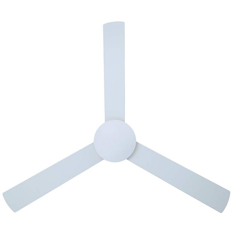 Image 3 Pierport 52" 3-Blade AC Fan w/ 3 Speed Wall Control White Blades more views
