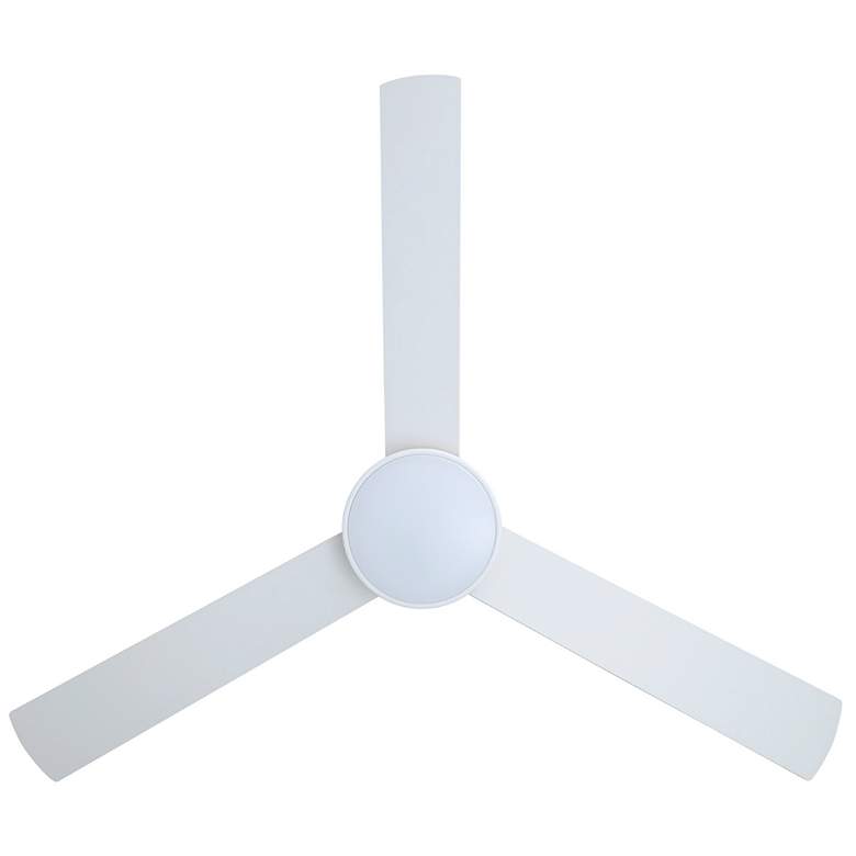 Image 3 Pierport 52" 3-Blade Fan w/ LED Light & Wall Control White Blades more views
