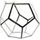 Pierre Dodecahedron Clear Glass Wall Terrarium