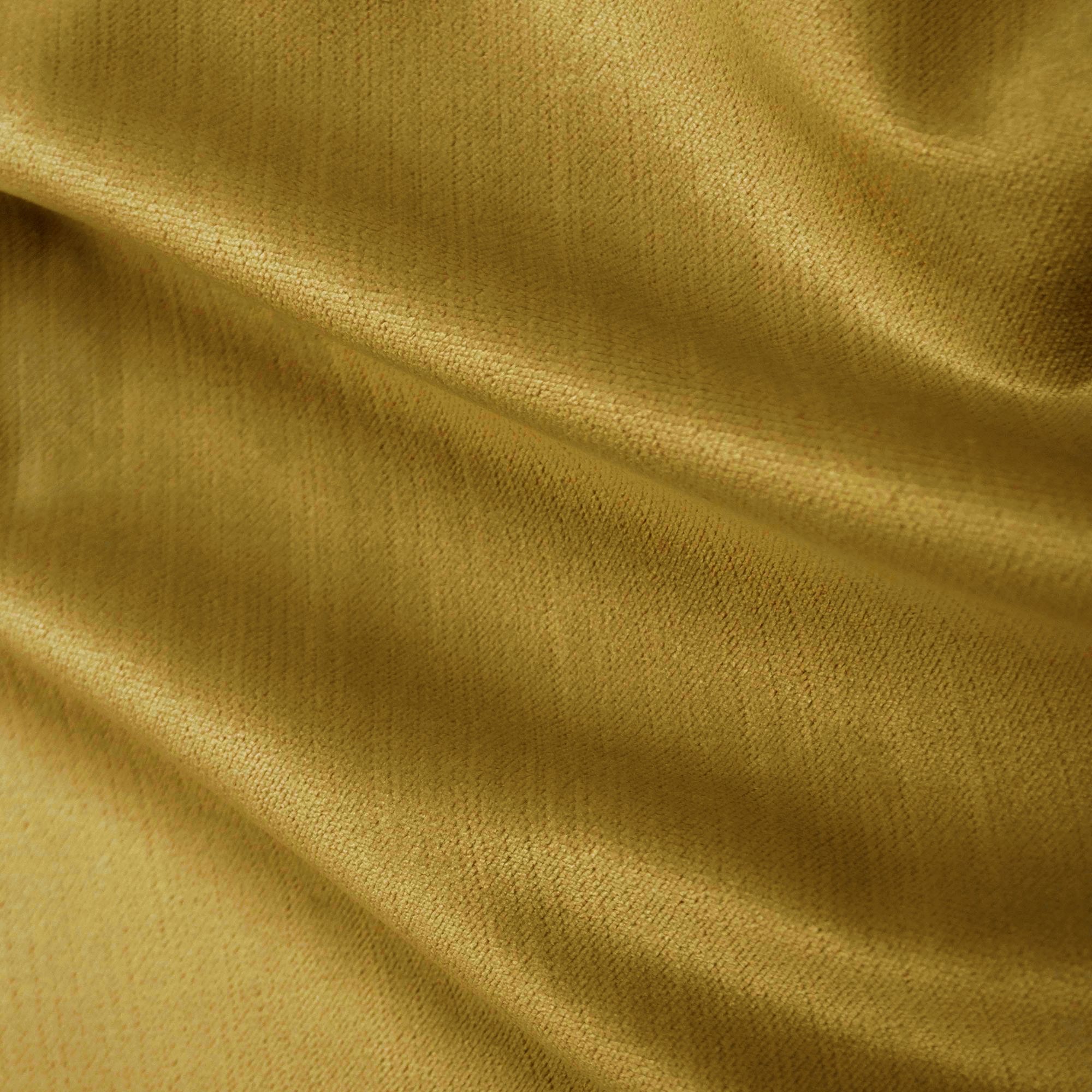 Image 3 Pierre Fringe Titan Citronella Fabric Round Ottoman - Made to Order more views