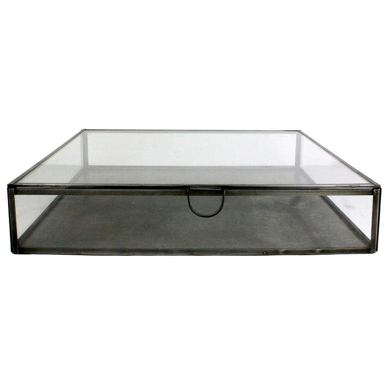 Image 1 Pierre Large Square Clear Glass Case