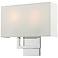 Pierson 11 3/4" High Polished Chrome Wall Sconce