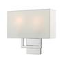6_Pierson 11 3/4" High Polished Chrome Wall Sconce more views