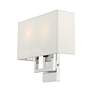7_Pierson 11 3/4" High Polished Chrome Wall Sconce more views
