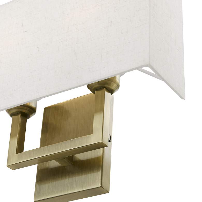 Image 7 Pierson 2 Light Antique Brass ADA Sconce more views
