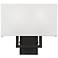 Pierson 2 Light Black ADA Sconce