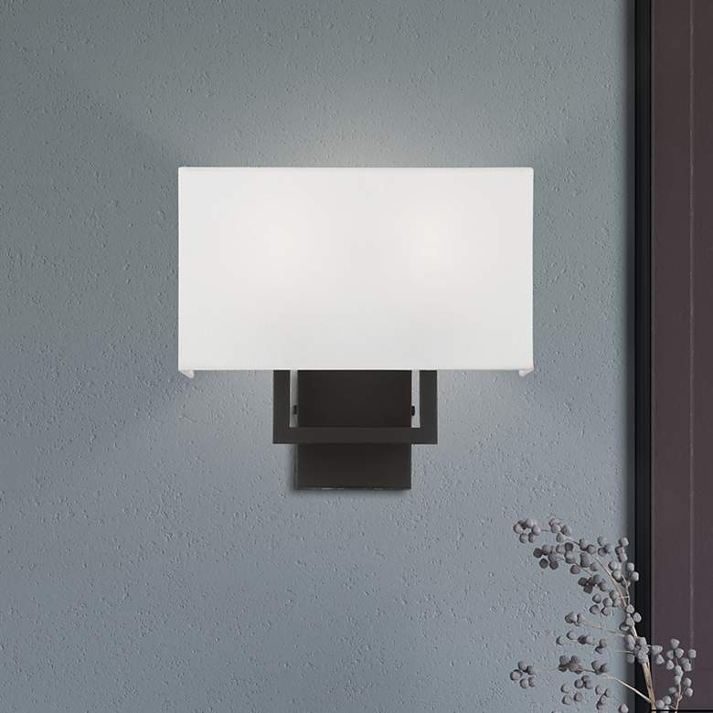 Image 1 Pierson 2 Light Black ADA Sconce
