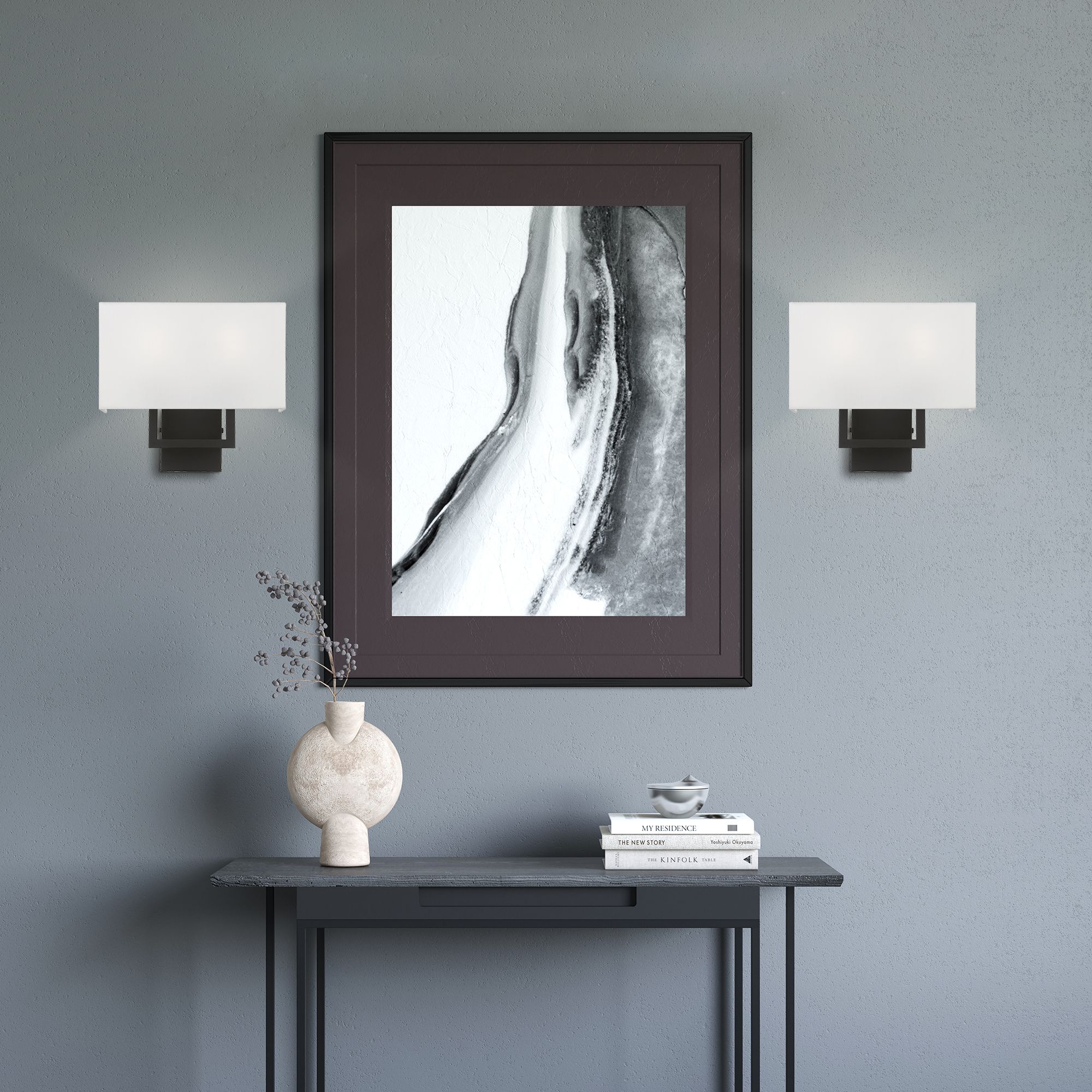 Pierson 2 Light Black ADA Sconce