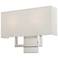 Pierson 2 Light Brushed Nickel ADA Sconce