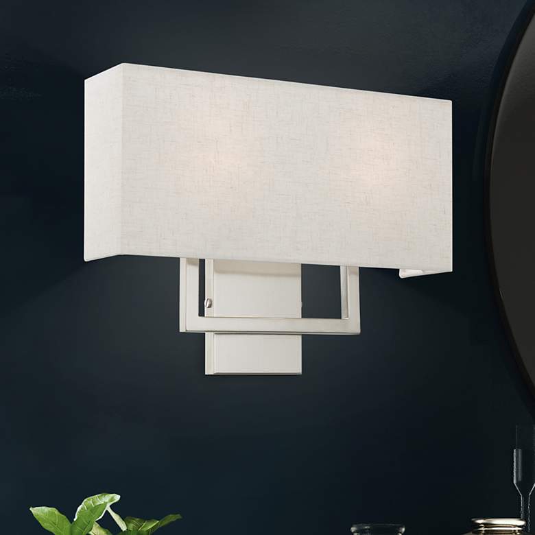 Image 1 Pierson 2 Light Brushed Nickel ADA Sconce