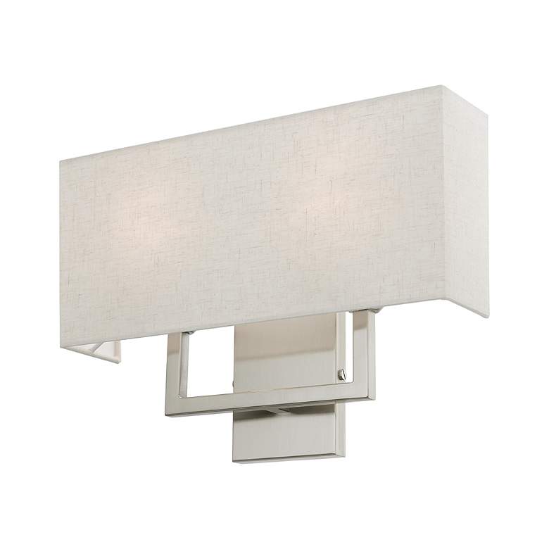 Image 4 Pierson 2 Light Brushed Nickel ADA Sconce more views