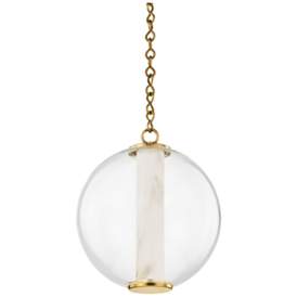 Image1 of Pietra Vintage Brass 1 Light Pendant