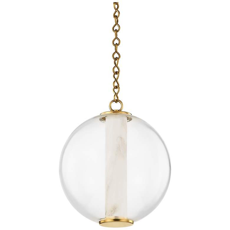 Image 1 Pietra Vintage Brass 1 Light Pendant