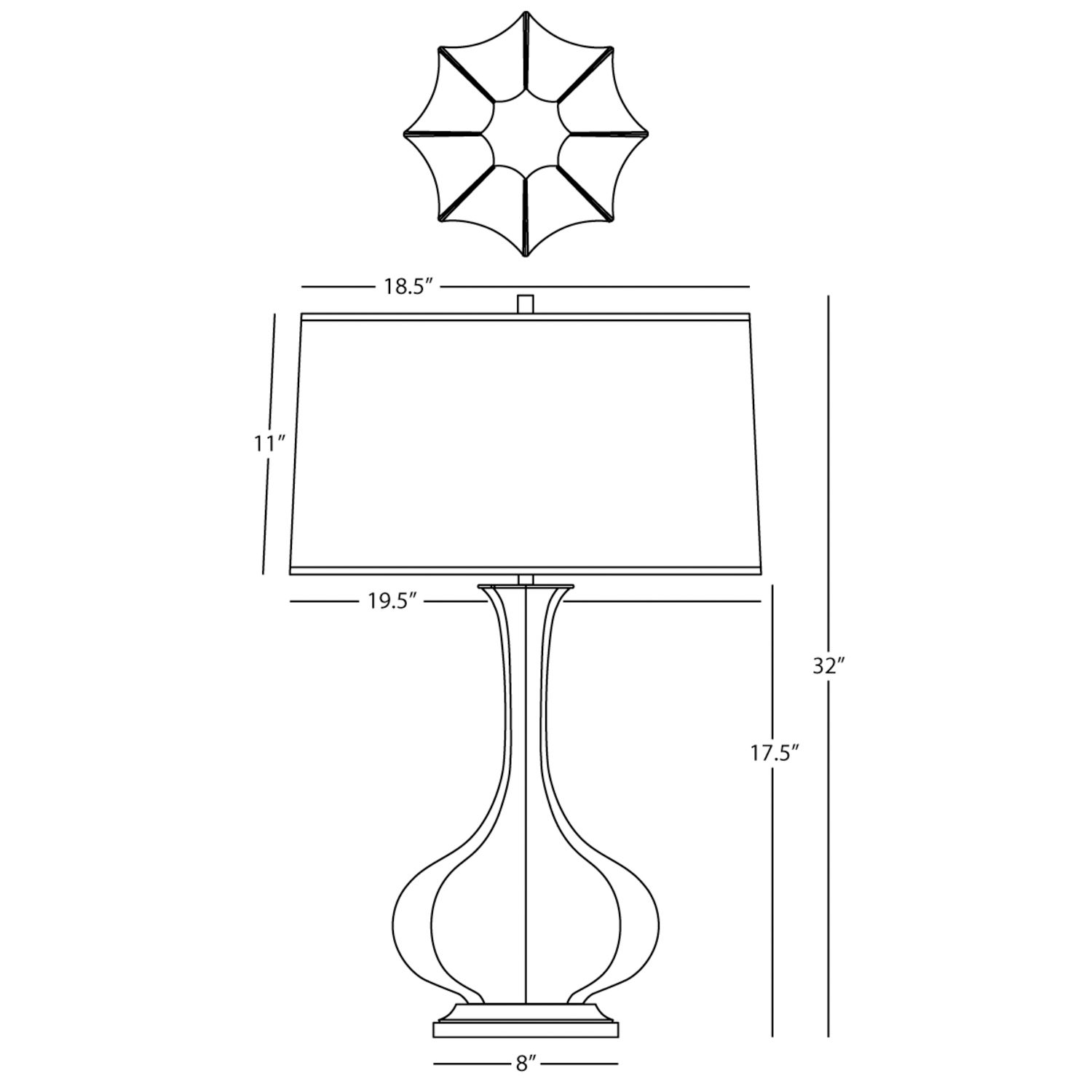 Image 3 Pike 31.88"H Sugar Plum Glazed Table Lamp with Aged Brass Made to Order more views