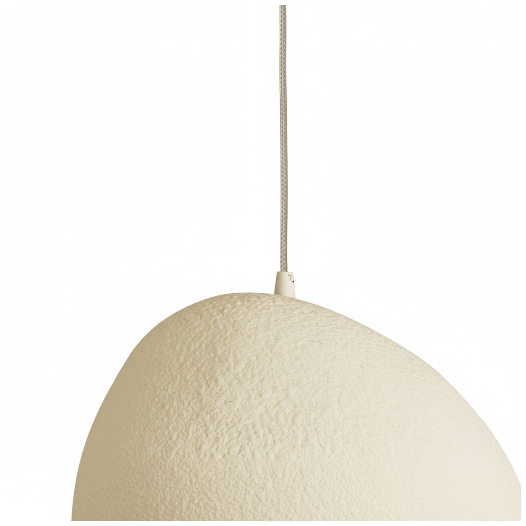 Image 3 Pilar 16" Wide Matte Beige Pendant more views