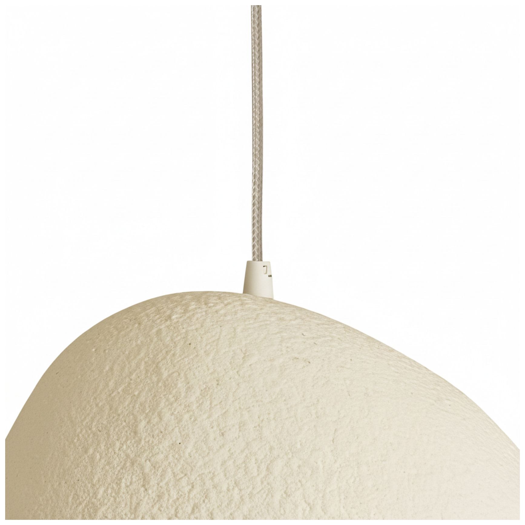 Image 4 Pilar 16" Wide Matte Beige Pendant more views