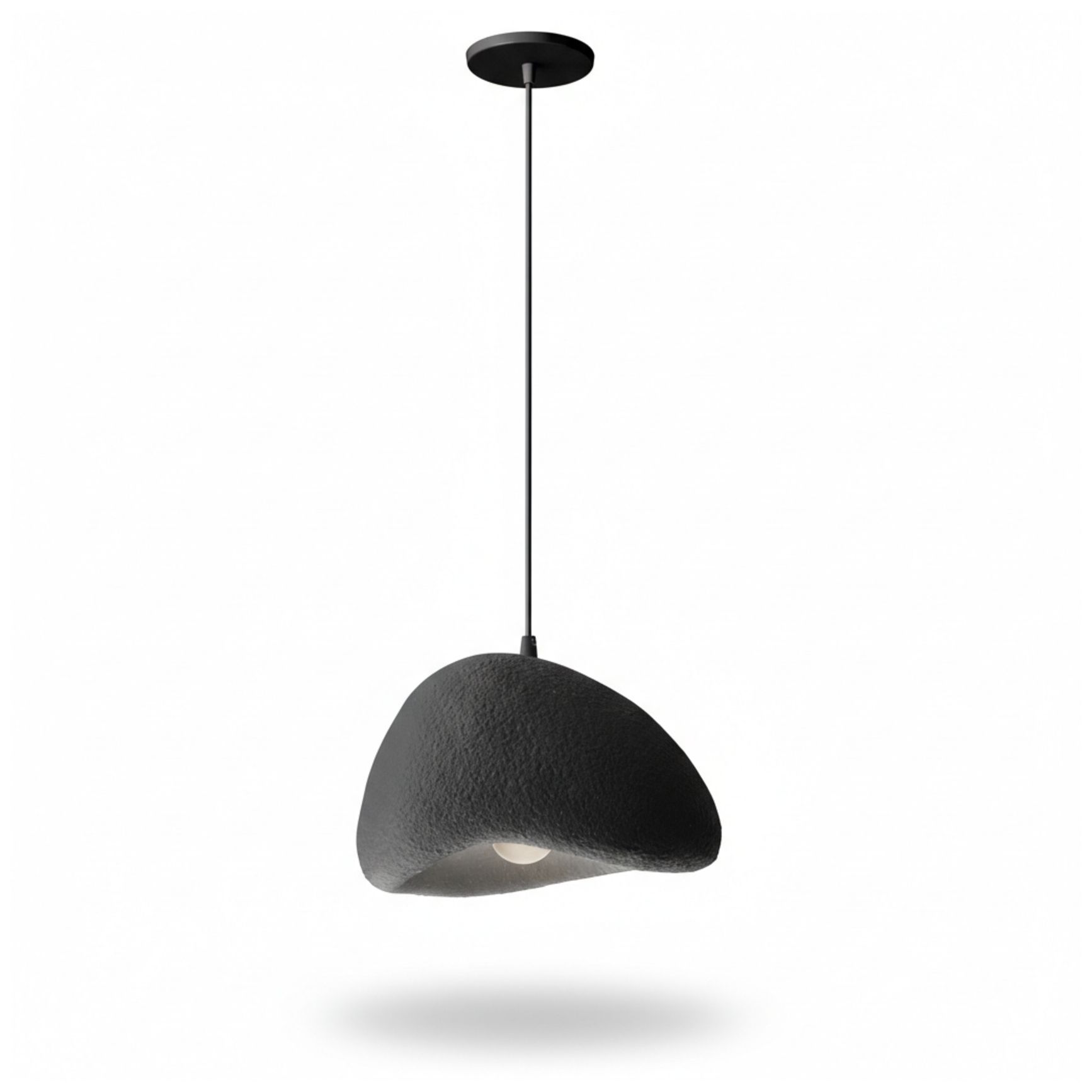 Image 2 Pilar 16" Wide Matte Black Pendant more views