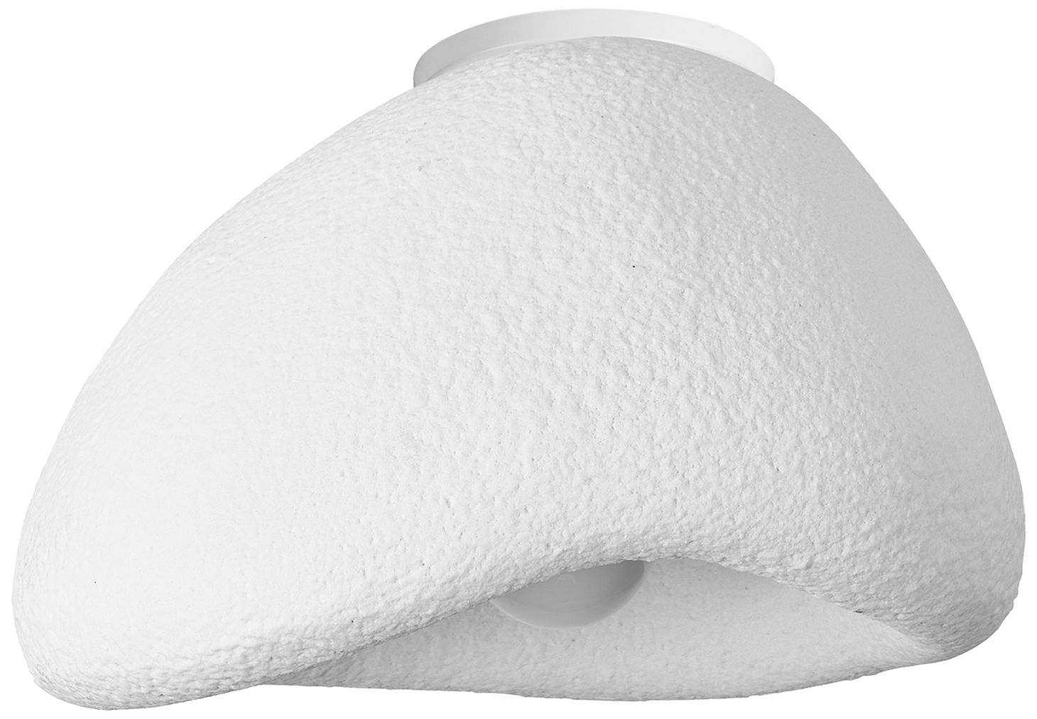 Pilar 16" Wide Matte White Flush Mount