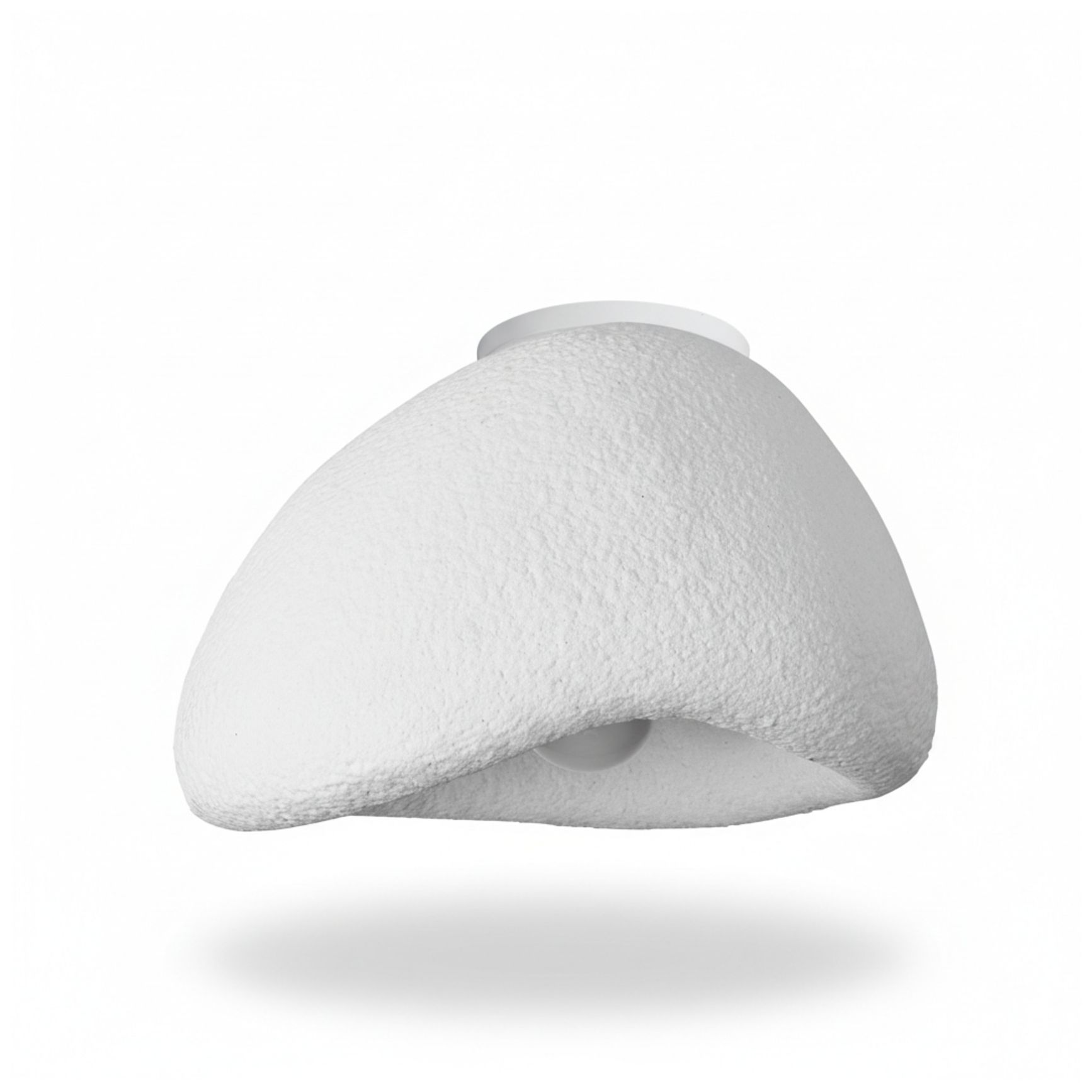 Image 2 Pilar 16" Wide Matte White Flush Mount more views