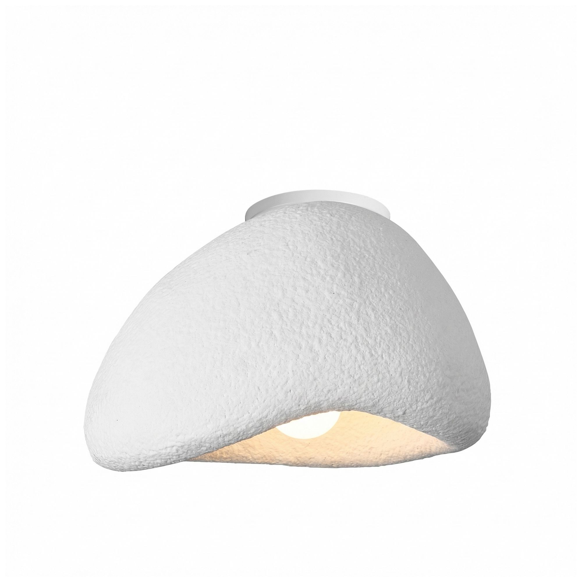 Image 3 Pilar 16" Wide Matte White Flush Mount more views