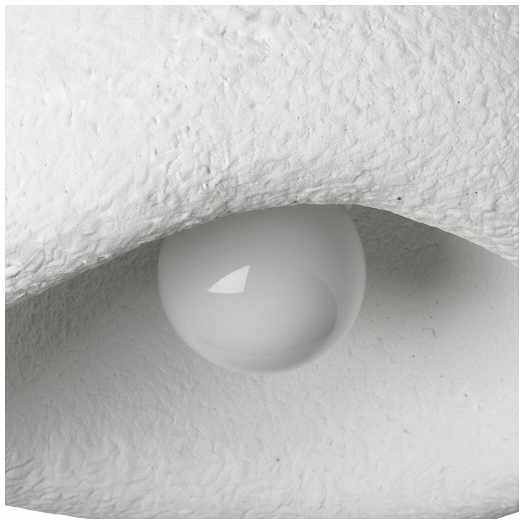 Image 4 Pilar 16" Wide Matte White Flush Mount more views