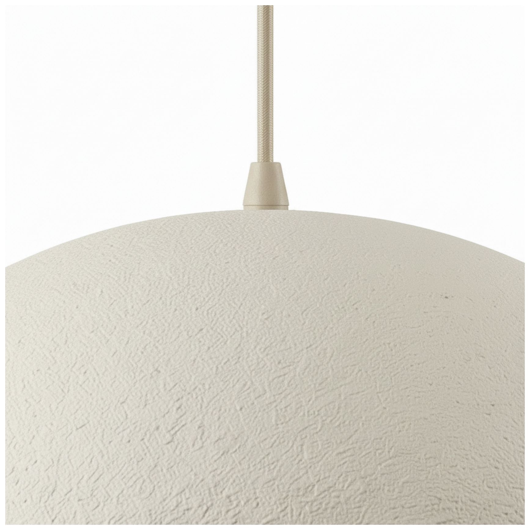 Image 3 Pilar 20" Wide Matte Beige Pendant more views