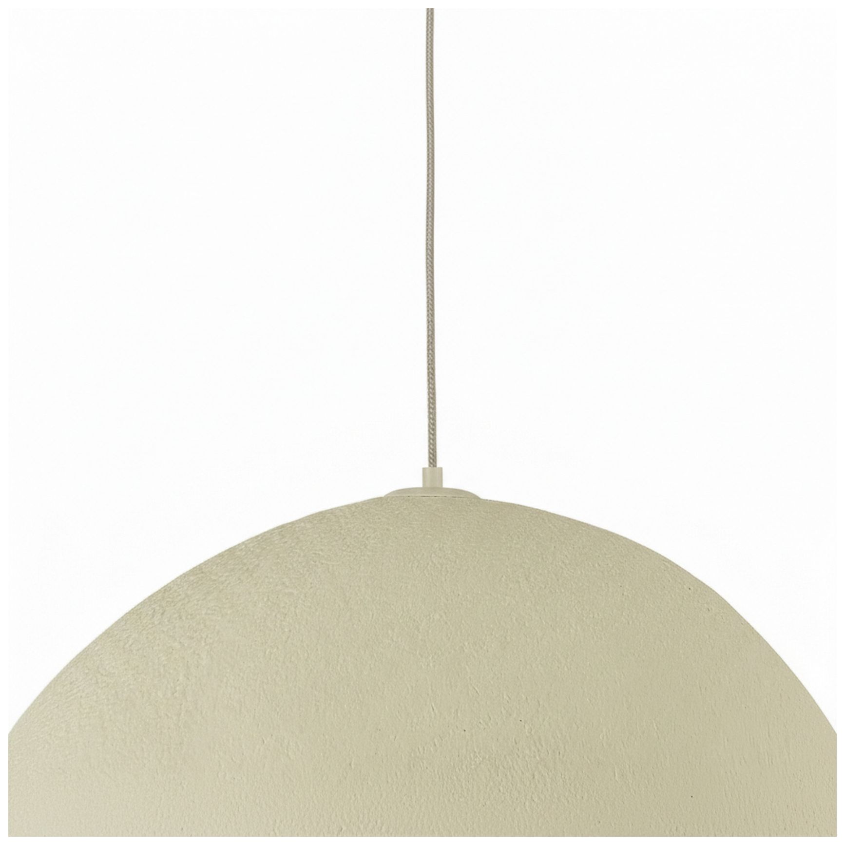 Image 4 Pilar 24" Wide Matte Beige Pendant more views