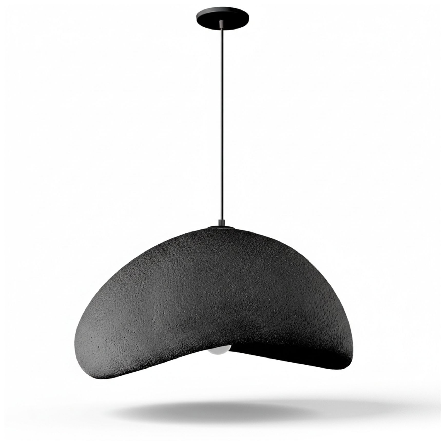 Image 2 Pilar 24" Wide Matte Black Pendant more views