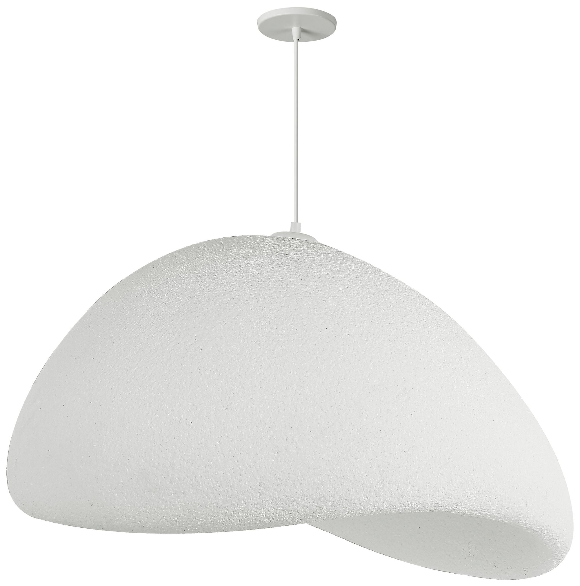 Pilar 31.5" Wide Matte White Pendant