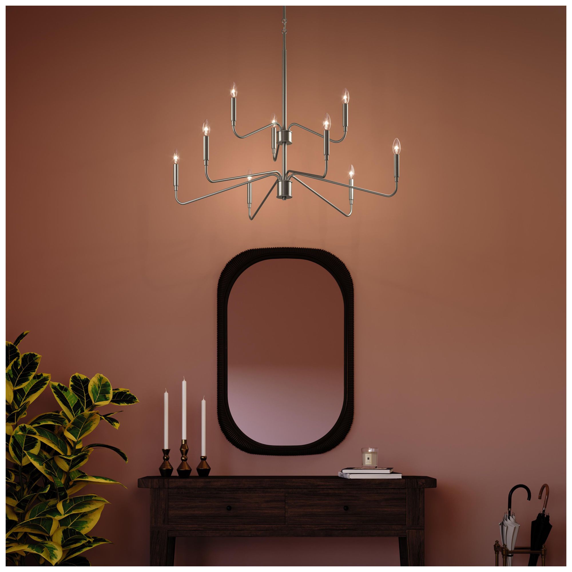 Image 5 Pilar Two-Tier Nine-Light Chandelier more views
