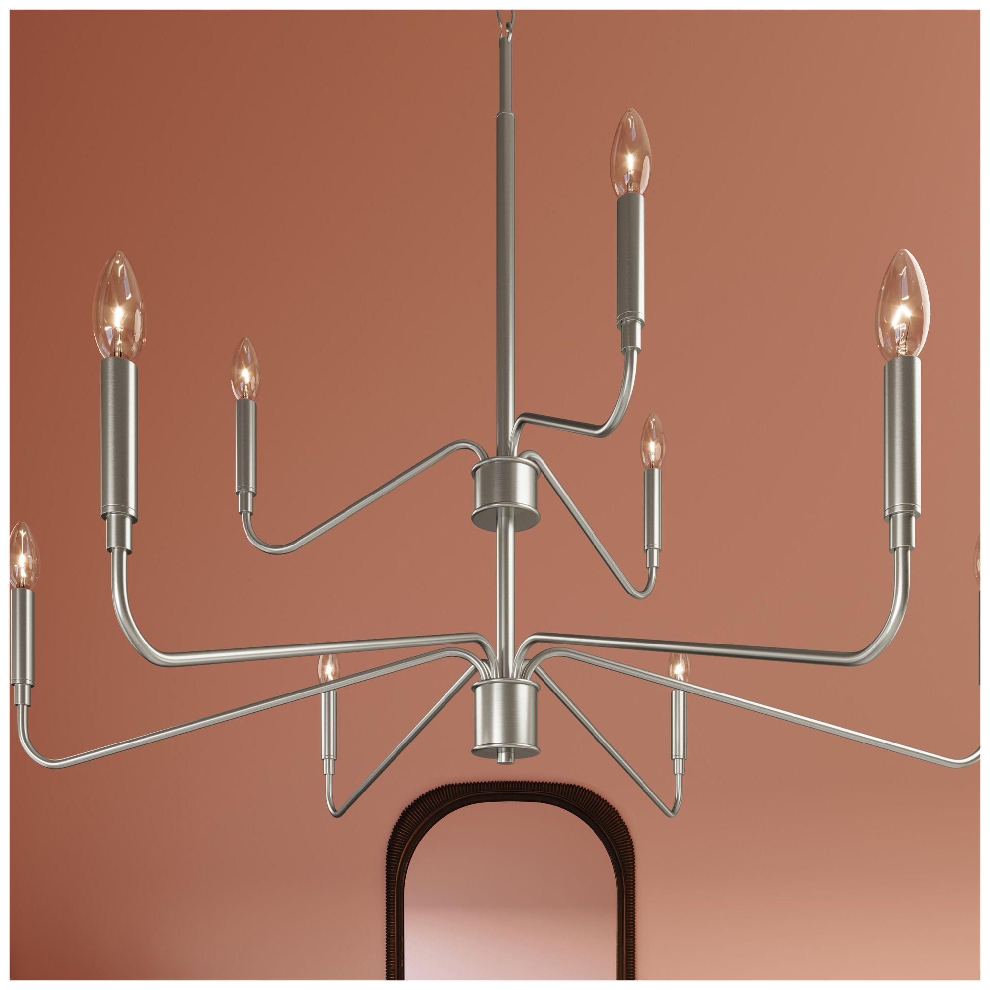 Pilar Two-Tier Nine-Light Chandelier
