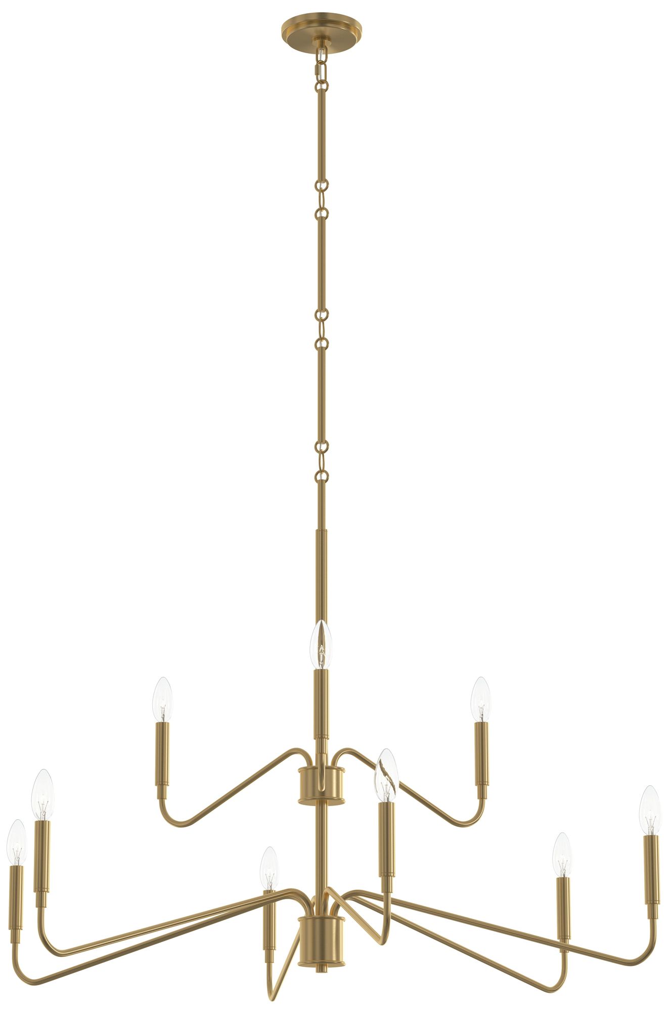 Image 2 Pilar Two-Tier Nine-Light  Chandelier
