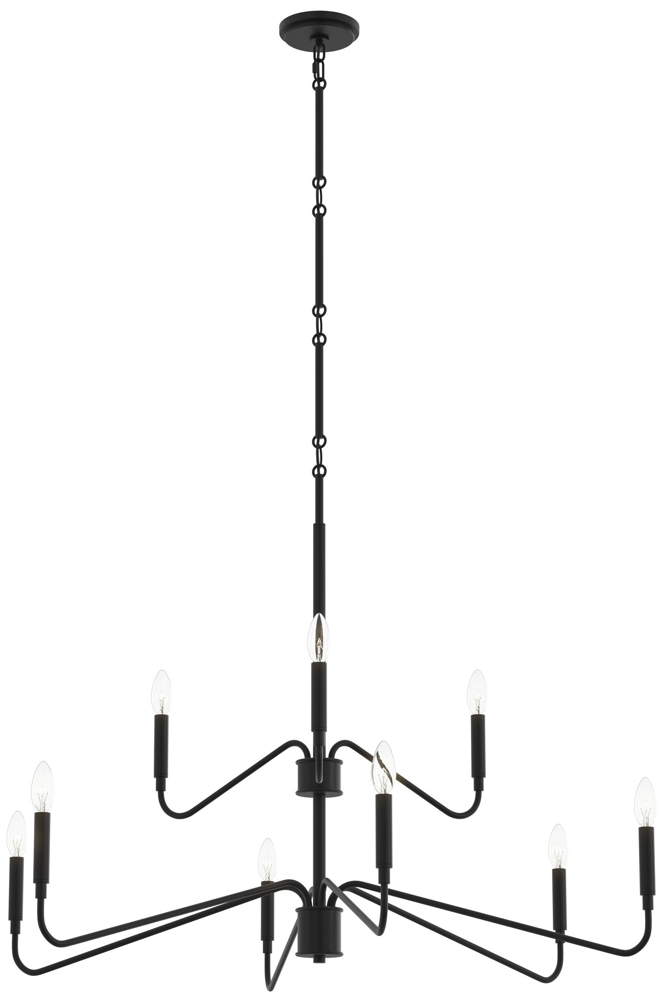 Image 2 Pilar Two-Tier Nine-Light  Chandelier