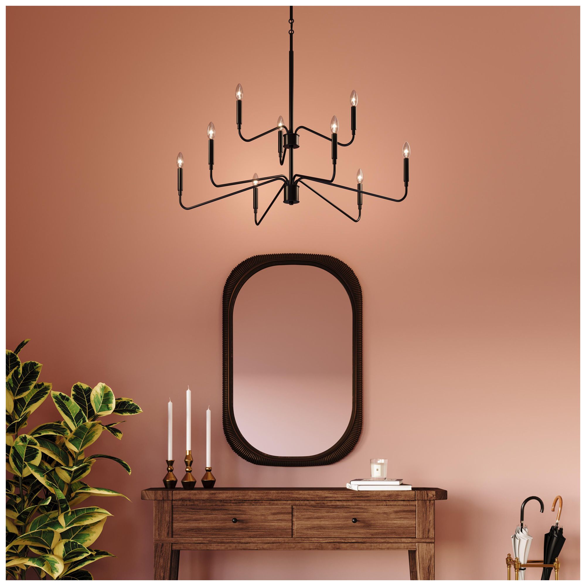 Image 3 Pilar Two-Tier Nine-Light  Chandelier more views