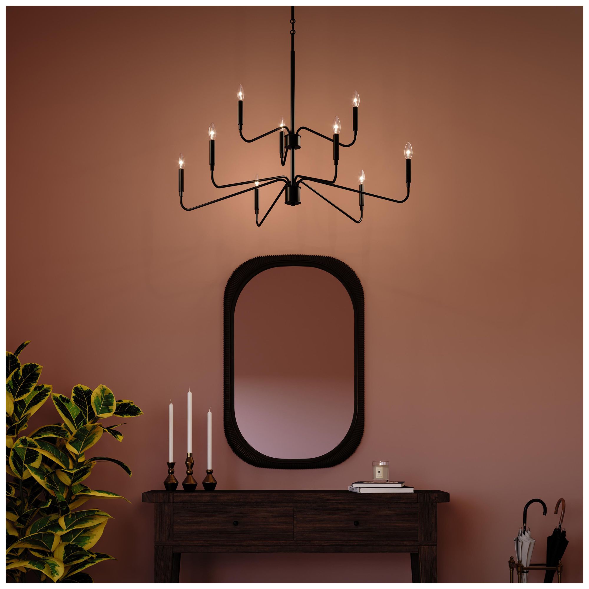 Image 5 Pilar Two-Tier Nine-Light  Chandelier more views