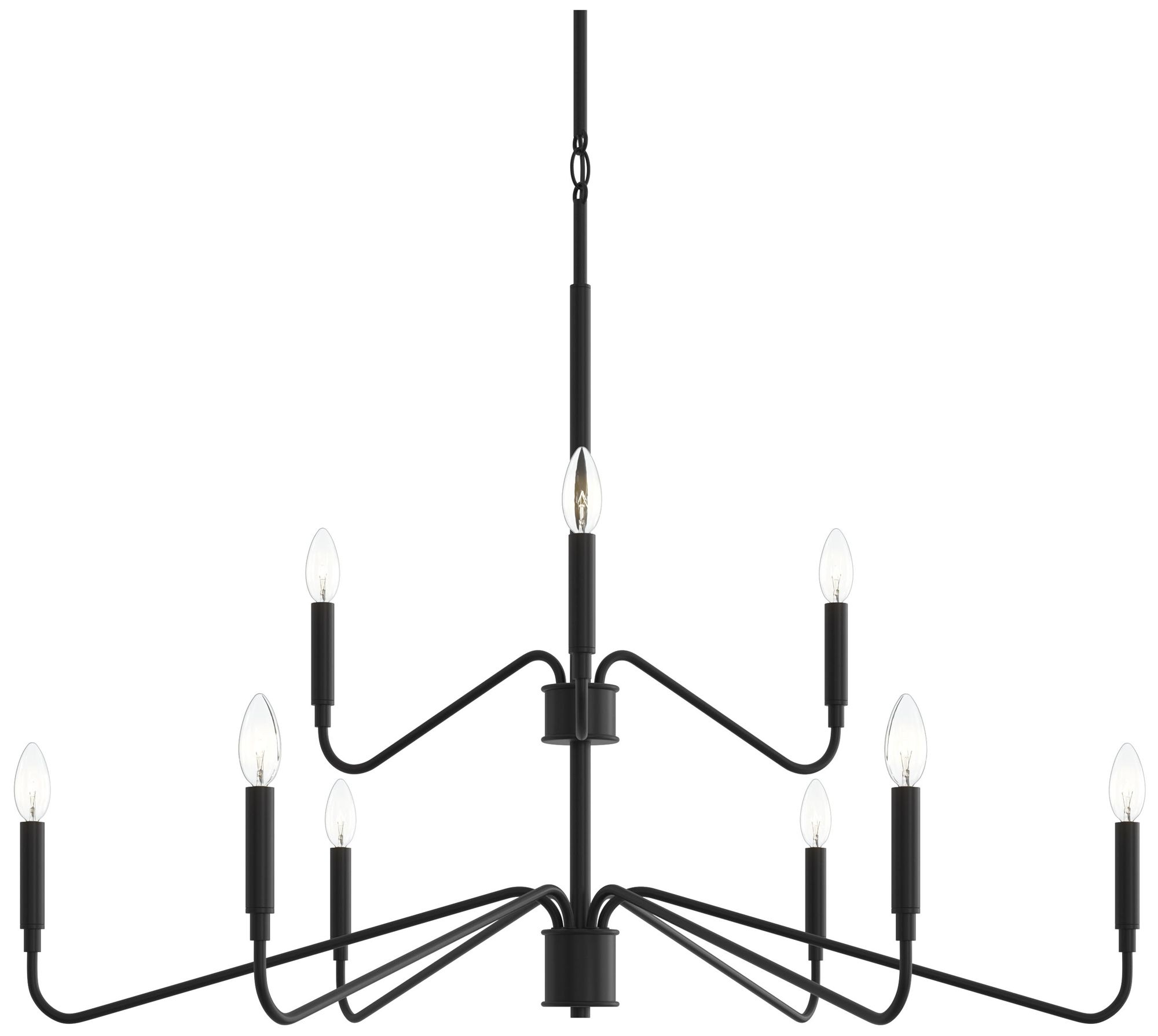 Pilar Two-Tier Nine-Light  Chandelier