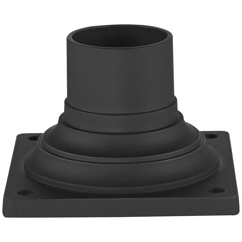 Image 1 Pilarcitos Black Square Outdoor Post Light Adapter