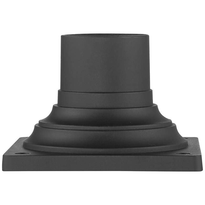 Image 4 Pilarcitos Black Square Outdoor Post Light Adapter more views