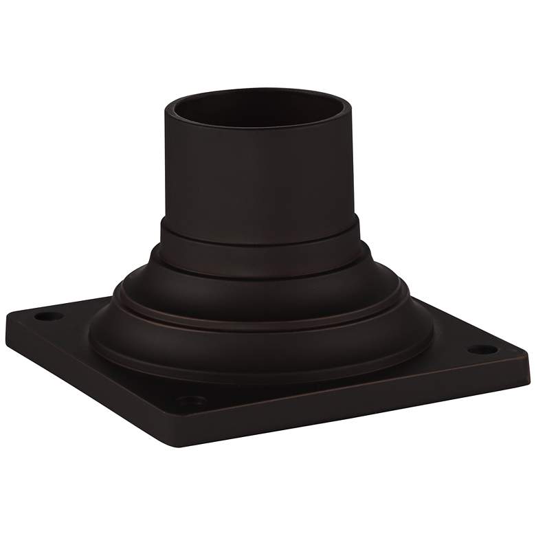 Image 3 Pilarcitos Bronze Square Outdoor Post Light Adapter more views