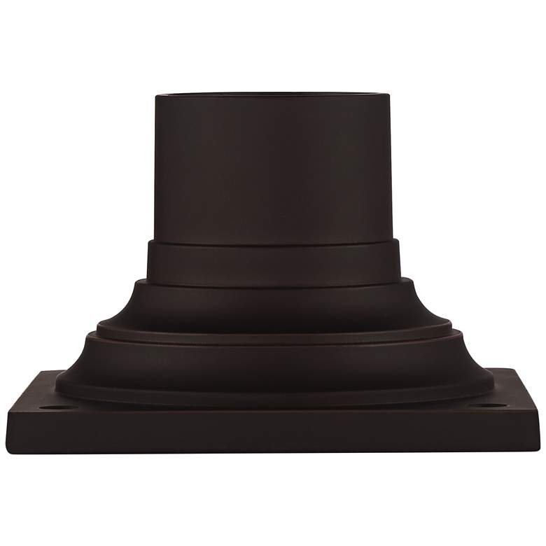 Image 4 Pilarcitos Bronze Square Outdoor Post Light Adapter more views