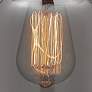4_Pilaster 16.75" High Brushed Brass Sconce With Plated Smoke Glass Shad more views