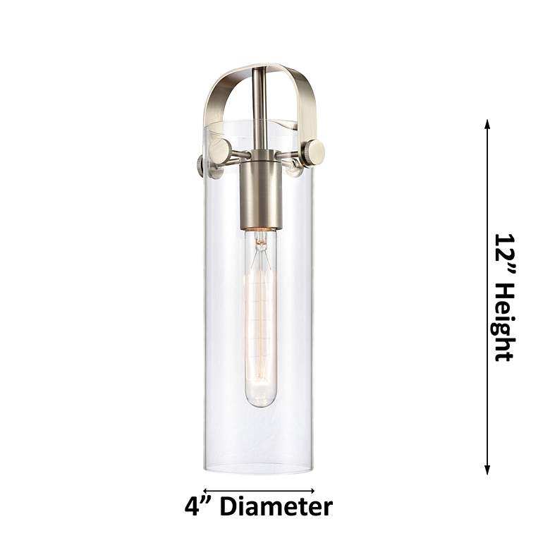 Image 3 Pilaster 17" High Matte Black Wall Sconce more views