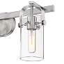2_Pilaster 24 1/4"W Brushed Satin Nickel 3-Light Bath Light more views