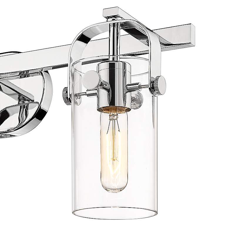 Image 2 Pilaster 24 1/4"W Polished Nickel 3-Light Bath Vanity Light more views