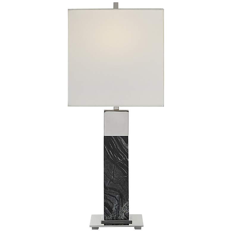 Image 1 Pilaster Black Marble Table Lamp