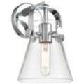 Innovations Lighting Pilaster II Cone Chrome Collection