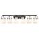 Pilaster II Sphere 45.5"W 6 Light Black Bath Light w/ White Shade