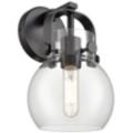 Innovations Lighting Pilaster II Sphere Black Collection